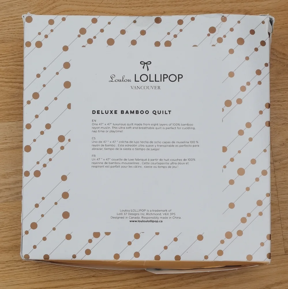 LouLou Lollipop Vancouver Bamboo Deluxe Muslim Quilt 47